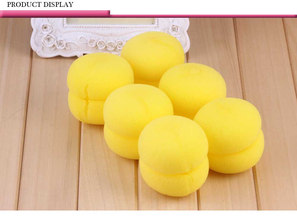 6pcs Beauty Mushroom Ball Healthy Soft Foam Hair Curler for Women